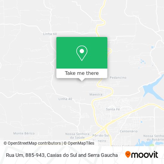 Rua Um, 885-943 map