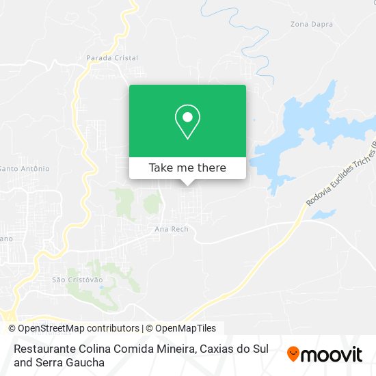 Restaurante Colina Comida Mineira map