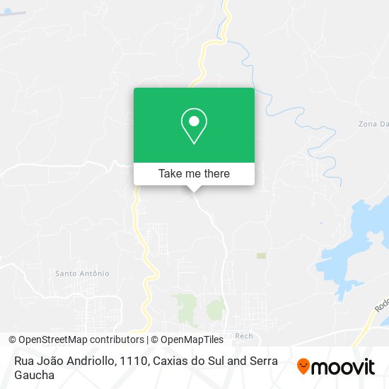 Rua João Andriollo, 1110 map