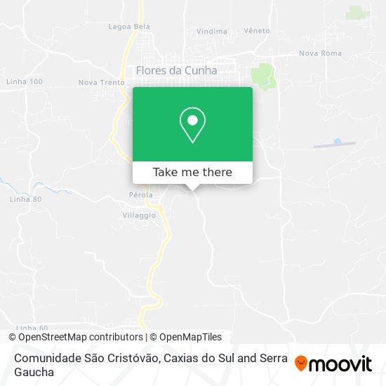Comunidade São Cristóvão map