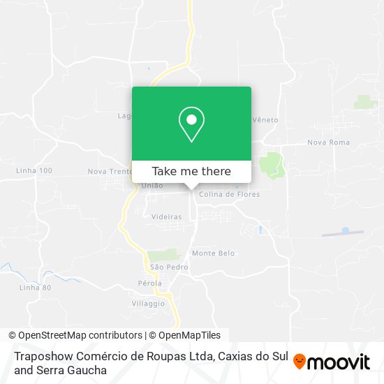 Traposhow Comércio de Roupas Ltda map