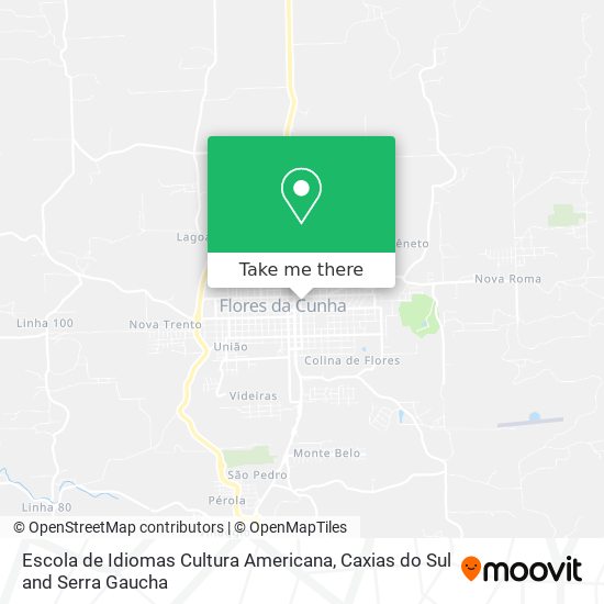 Escola de Idiomas Cultura Americana map