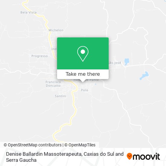 Denise Ballardin Massoterapeuta map