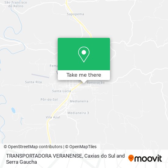 TRANSPORTADORA VERANENSE map