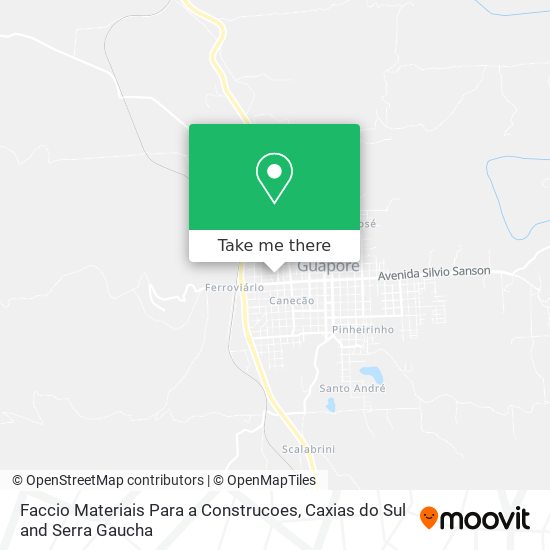 Faccio Materiais Para a Construcoes map