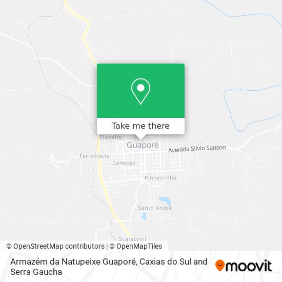 Armazém da Natupeixe Guaporé map