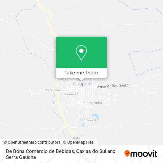 De Bona Comercio de Bebidas map