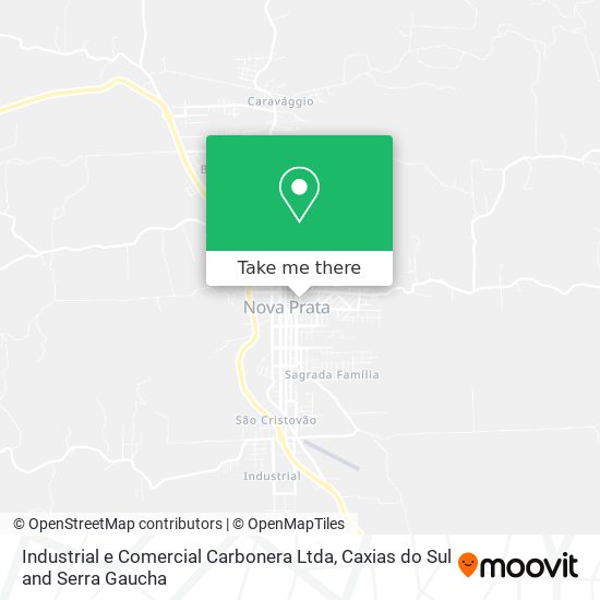 Industrial e Comercial Carbonera Ltda map