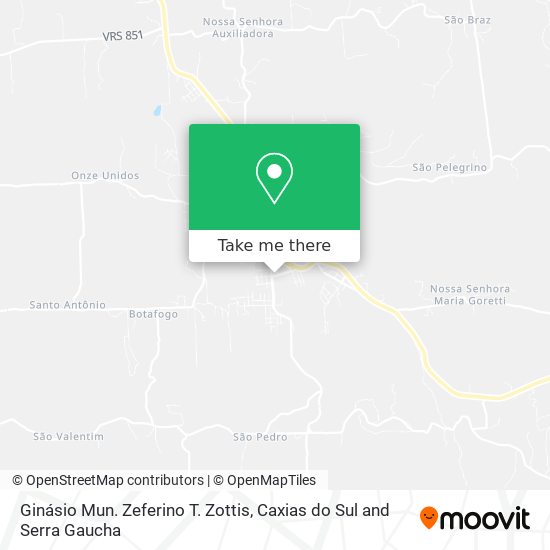 Ginásio Mun. Zeferino T. Zottis map