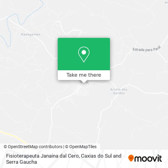 Fisioterapeuta Janaina dal Cero map