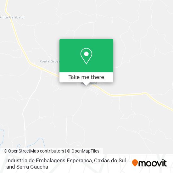 Industria de Embalagens Esperanca map