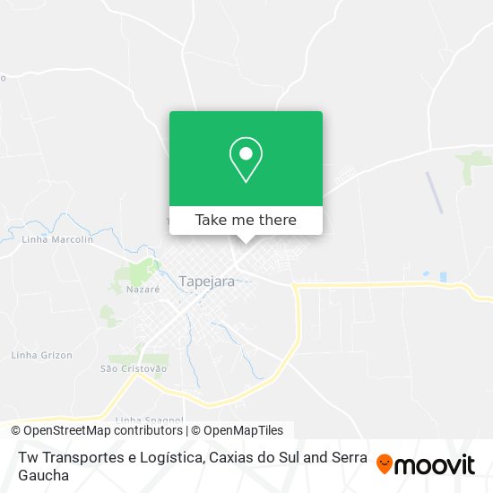 Tw Transportes e Logística map