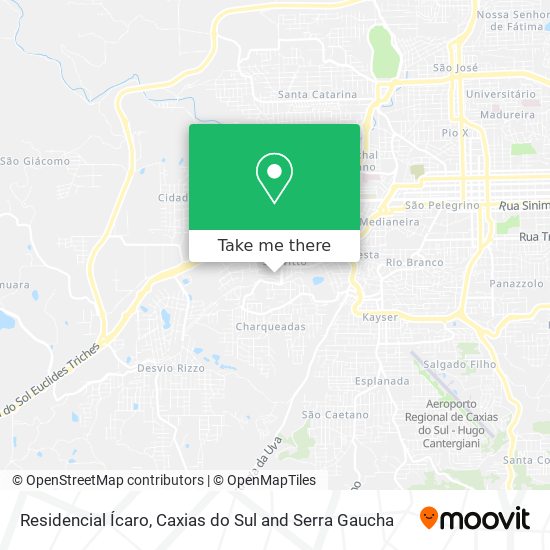 Residencial Ícaro map