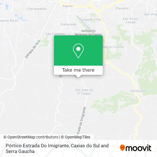 Pórtico Estrada Do Imigrante map