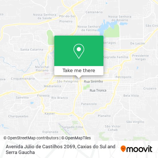 Avenida Júlio de Castilhos 2069 map