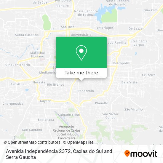 Avenida Independência 2372 map