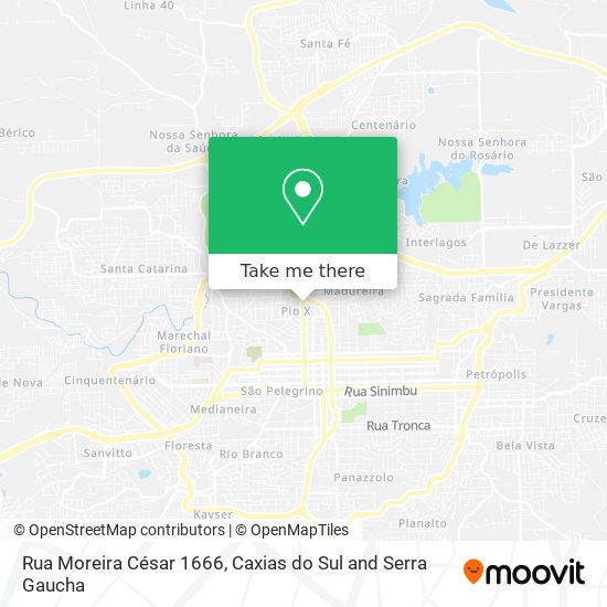 Rua Moreira César 1666 map