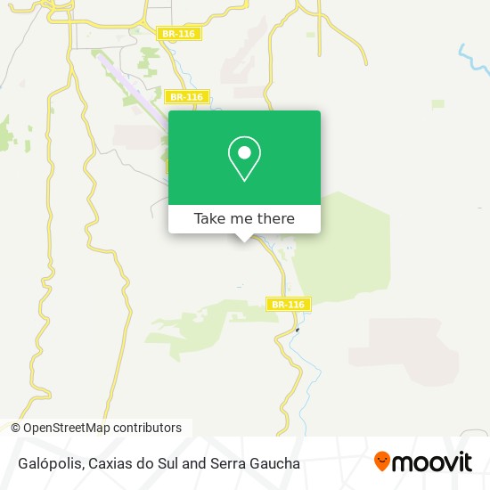 Galópolis map