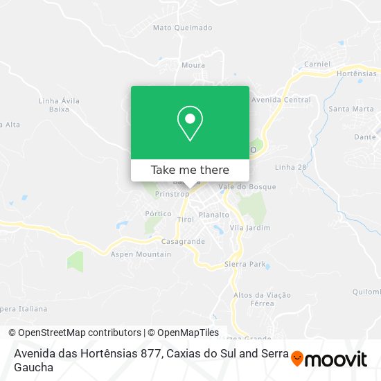 Avenida das Hortênsias 877 map