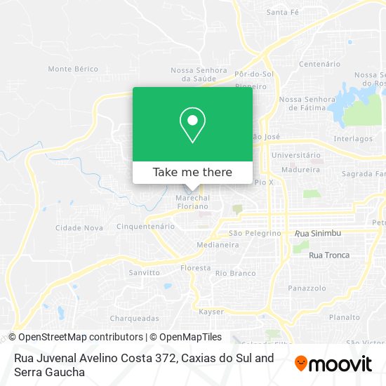 Rua Juvenal Avelino Costa 372 map