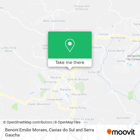 Benoni Emilio Moraes map