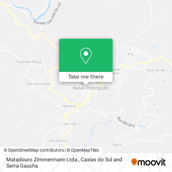 Matadouro Zimmermann Ltda. map