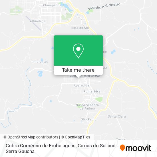 Cobra Comércio de Embalagens map