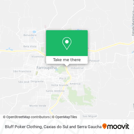 Bluff Poker Clothing map