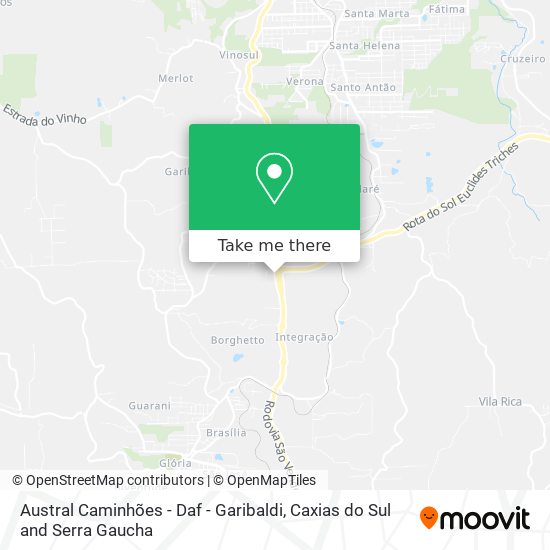 Austral Caminhões - Daf - Garibaldi map