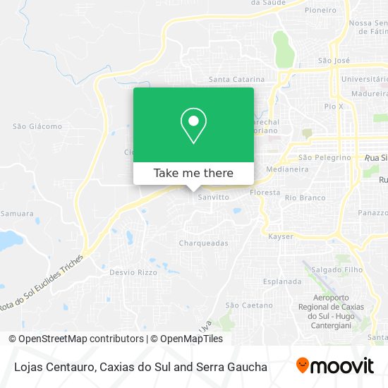 Lojas Centauro map