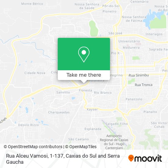Rua Alceu Vamosi, 1-137 map