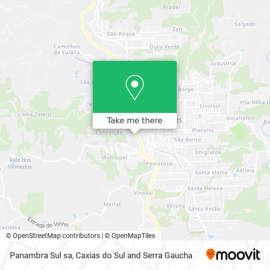 Panambra Sul sa map