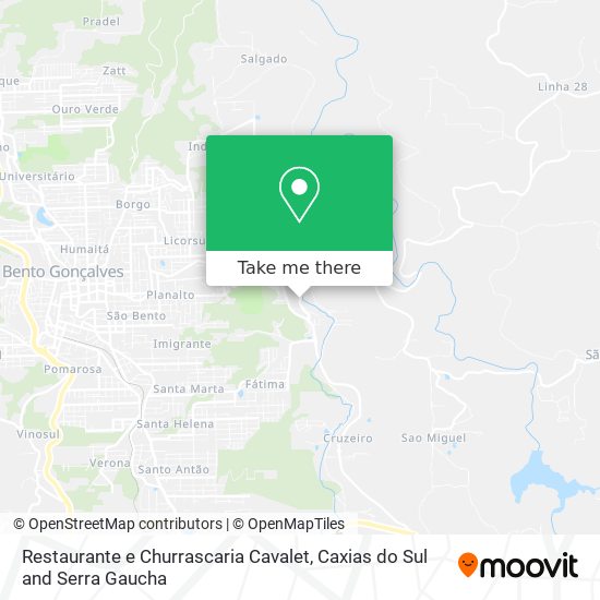Restaurante e Churrascaria Cavalet map