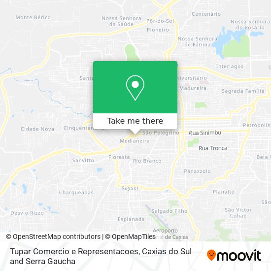 Tupar Comercio e Representacoes map