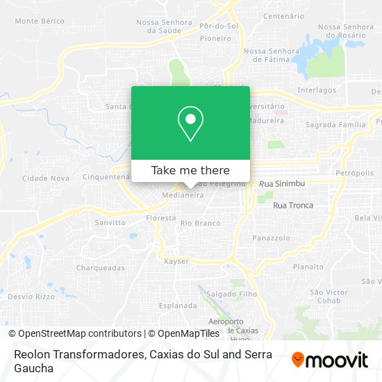 Mapa Reolon Transformadores