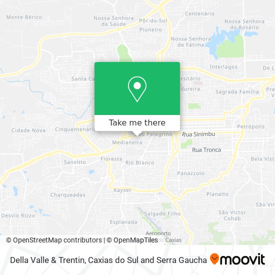 Della Valle & Trentin map