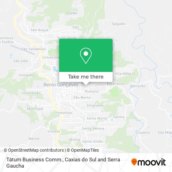 Tátum Business Comm. map