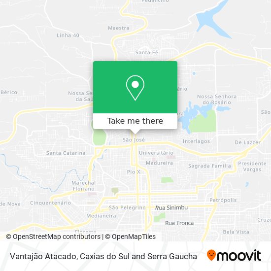 Vantajão Atacado map