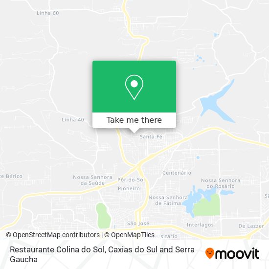 Restaurante Colina do Sol map