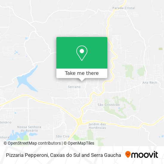 Pizzaria Pepperoni map