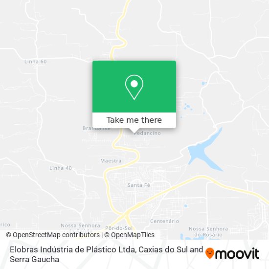 Elobras Indústria de Plástico Ltda map