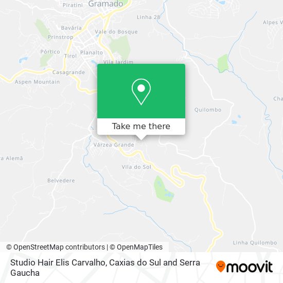 Studio Hair Elis Carvalho map