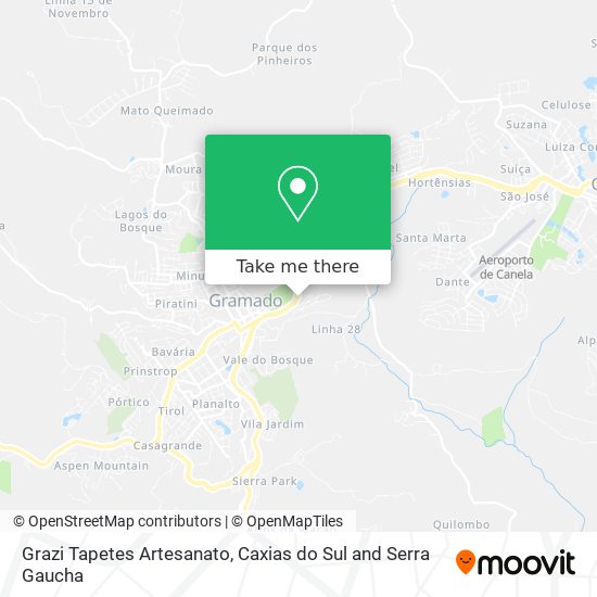Grazi Tapetes Artesanato map