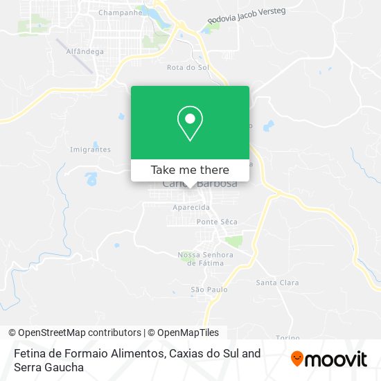 Fetina de Formaio Alimentos map