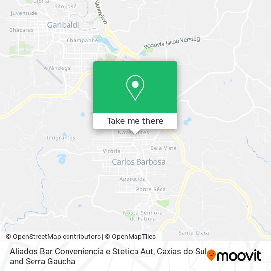 Aliados Bar Conveniencia e Stetica Aut map