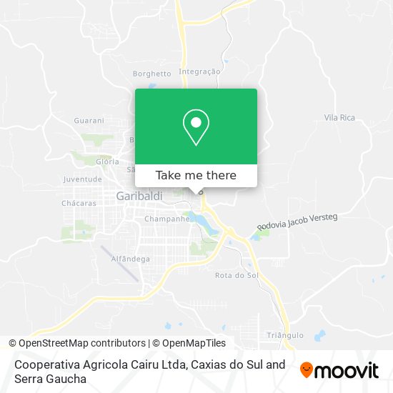 Cooperativa Agricola Cairu Ltda map