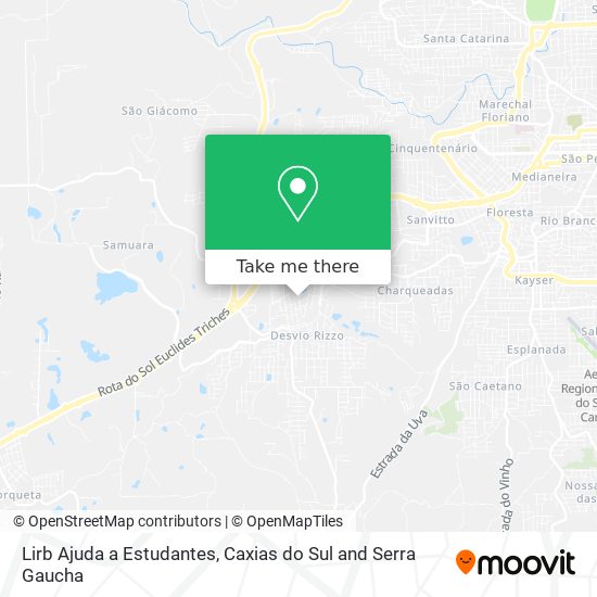 Mapa Lirb Ajuda a Estudantes