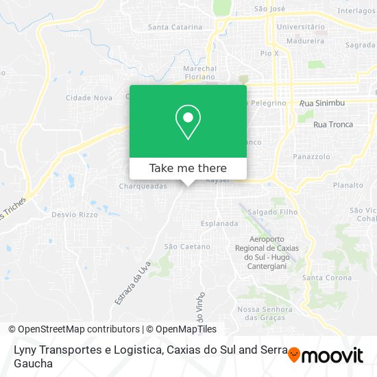Lyny Transportes e Logistica map