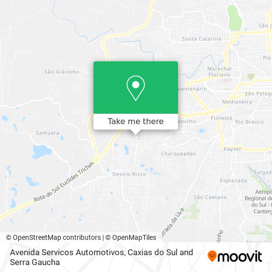 Mapa Avenida Servicos Automotivos