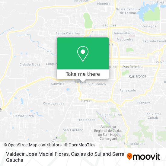 Valdecir Jose Maciel Flores map